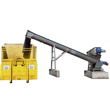 Pasviręs sraigtinis konvejeris